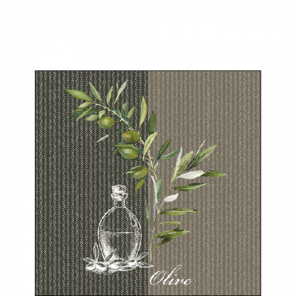 Cocktail-Servietten "Oil & Olives"